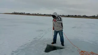 Гидролокатор СКГО "Дельфин" работа в поле.