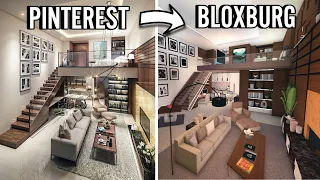 BUILDING A MODERN BLOXBURG LOFT | roblox