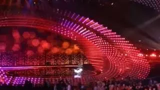 Announcing results -1st Dress Rehearsal Semi-Final 1 Eurovision 2015