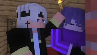 Lay x kye 💛💜 #yeosm // Minecraft animation // by Palm nP
