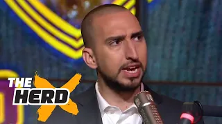 Paul Pierce calls out Nick Wright for saying LeBron is better than Jordan | THE HERD