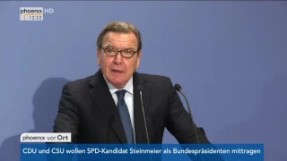 Buchvorstellung "Sigmar Gabriel - Patron und Provokateur": Rede von Gerhard Schröder am 14.11.2016