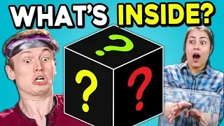 People Try To Guess What's In The Mystery Box | FBE Staff Reacts