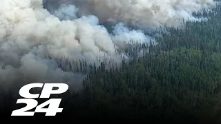 Rainfall offers relief for fire crews in Alberta