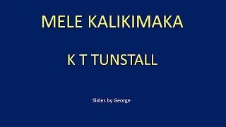 K T Tunstall   Mele Kalikimaka karaoke