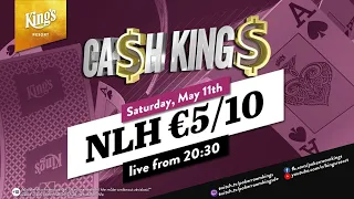 💶 Ca$h King$ Special €5/€10 NLH Cash Game live aus dem King's👑  🎙️ Hachi