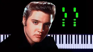 Elvis Presley - Suspicious Minds Piano Tutorial