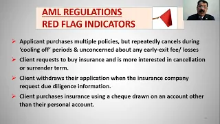 AML Regulation  Red Flag Indicators