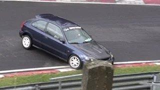 Nordschleife 17 04 2017 Spin & Slippery after snow-rain Touristenfahrten Nürburgring