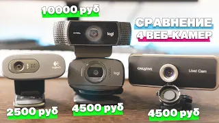 Сравнение веб-камер Logitech C270, B525, C922 Pro Stream и Creative Live! Cam Sync 1080p