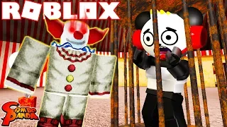 ROBLOX SCARY CIRCUS TRIP IN ROBLOX! Let's Play Roblox Circus All Endings with Combo Panda