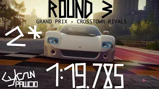 Asphalt 9 - Grand Prix - VW W12 Coupe - Round 3 [Crosstown Rivals] - 1:19.785 2*