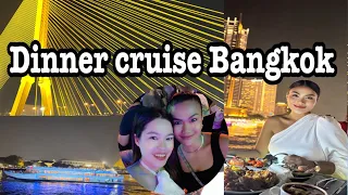 BANGKOK chao phraya Buffet Dinner Cruise 🇹🇭 #bangkok #thailand #dinner