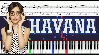 Camila Cabello ft. Young Thug - Havana - Piano Tutorial w/ Sheets