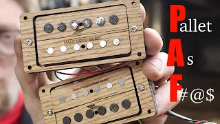 DIY Pallet Wood & Rusty Nail Humbuckers - PAFS (Pallet AF)