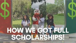 HOW WE GOT FULL SCHOLARSHIPS!!! // STATS, GPA, APPLICATION TIPS & MORE