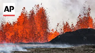WATCH: Huge volcanic eruption in Iceland triggers evacuation order