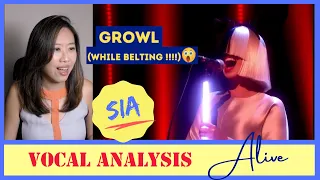 Sia【Alive】 Vocal Analysis /Reaction (Norton Graham Show "Live")