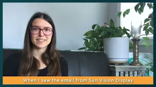 "I just knew there was a solution, and now it's come true!" - SVD RLCD Computer Monitor Testimonial