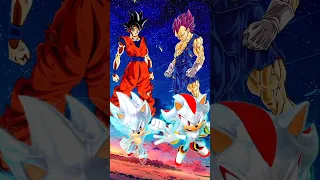 Sonic and Goku vs Shadow and Vegeta