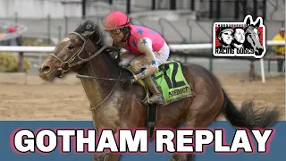 2023 Gotham Stakes Replay | RAISE CAIN Rallies From Far Back To Conquer Kentucky Derby Prep