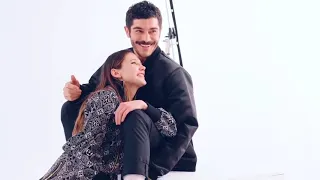 Burak deniz and alina boz backstage photosession for new valentines magazine collection samdan plus