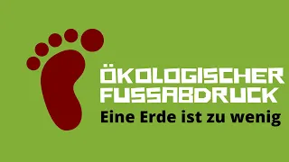 Ökologischer Fußabdruck - Eine Erde ist zu wenig