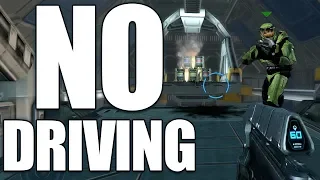 Beating Halo CE's Last Mission WITHOUT Driving? (Halo CE Warthog Run)