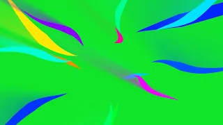 BEST 12 Colorful Glowing Lines Animation Green Screen || by Green Pedia
