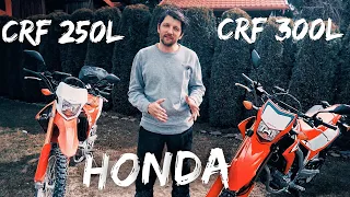 Janusz na... HONDA CRF300L czy CRF250L jaki motocykl wybrać? #hondacrf300L