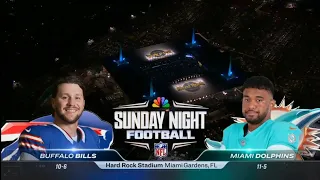 NBC Sunday Night Football 2023 Week 18 Intro/Theme | Bills vs Dolphins