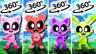 🆘😲 360° vr Smiling critters❗❗❗  DANCING Finding Challenge 360 | Poppy playtime chapter 3 😻CatNap
