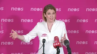 Pressekonferenz der NEOS Aktuelle Entwicklungen in der Corona Krise vom 21 04 2020