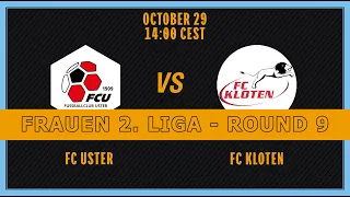FRAUEN 2. LIGA - Round 9. FC Uster - FC Kloten