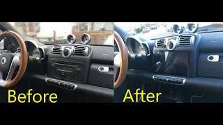 Install head-unit 10.1' Smart fortwo 2007-2011 universal navigation apps 2din from aliexpress