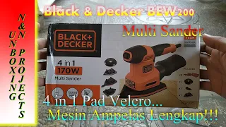 Unboxing Black & Decker BEW200 Multi Sander