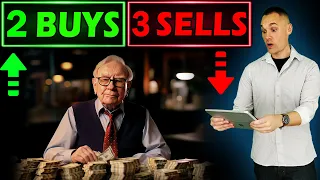 2 Stocks Buffett is BUYING and 3 He’s SELLING! 😬