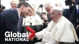 Global National: July 24, 2022 | Pope’s visit prompts ambivalence among residential school survivors