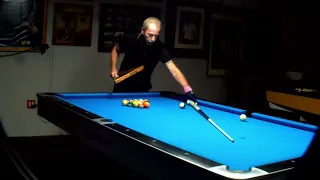 Earl running 130 in Straight pool