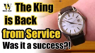 The King is Back (from service) - King Seiko update