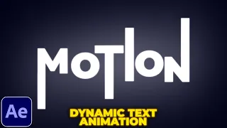 Dynamic Text Animation Tutorial in After Effects | Motion Graphics Tutorial