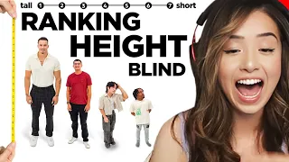 Pokimane Blind Ranks Men Shortest to Tallest (Jubilee React)