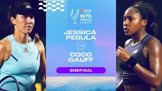 Jessica Pegula vs. Coco Gauff | 2023 WTA Finals Semifinal | WTA Match Highlights