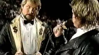 Roddy Piper interviews Ted DiBiase (03-17-1991)