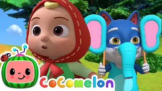 🐺 Little Red Riding JJ KARAOKE! | COCOMELON FANTASY ANIMALS | Sing Along With Me! | Moonbug Songs