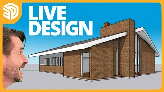 1950s Magazine Mailorder Plans | Live 3D Modeling in SketchUp