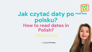 Learn Polish | A1/A2 | How to read dates in Polish? 📅