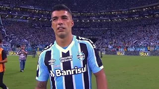 Olha a reação do Luis Suarez ao ser campeão gaúcho pelo Grêmio