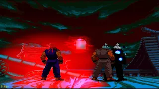 Evil Ryu vs Shin Akuma & Oni Ultra Fight Ultra Quality Ultra Diff 2K HDR