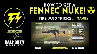 How to get a Nuke with Fennec CODM Tamil | Fennec Tutorial | Fennec Tips and Tricks  | SOOPS! Gaming